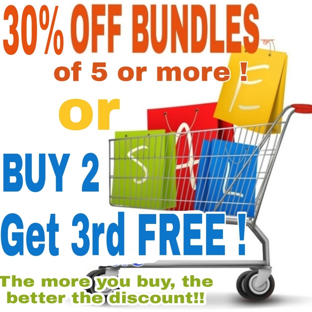 The more u bundle the BIGGER the DISCOUNT